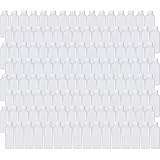 16 Oz Empty Plastic Juice Bottles with Tamper Evident Caps – 128 Pack Drink Containers - Great for Homemade Juices, Milk, Smoothies, Tea and Other Beverages - Food Grade BPA Free