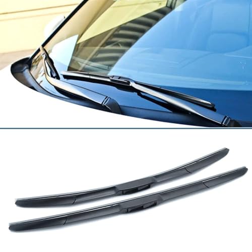 Image of Oshotto Frameless (O.E.M Type) Wiper Blades Compatible with Toyota Fortuner 2009-2015 (22 inch / 16 inch)