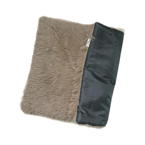 petsola 犬用ベッドマット ペット睡眠マット ペットクッション クレートマット 高齢者ペット 子犬 小型犬用, ライトブラウン