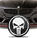 Produktbild Biomar Labs Kompatibel mit BMW Emblem 51148132375 Front / Hood / Trunk Tuning Badge Logo 82mm Skull EO 4