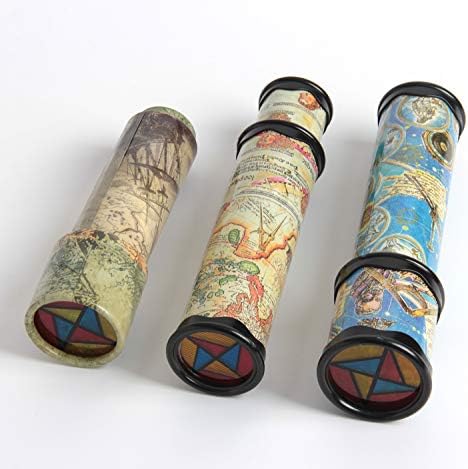 SBYURE 3 Pack Magic Kaleidoscope,3D Mirror Lens Kaleidoscope Educational Science Developmental Toy,Best Birthday Gift for Children(3 Style)