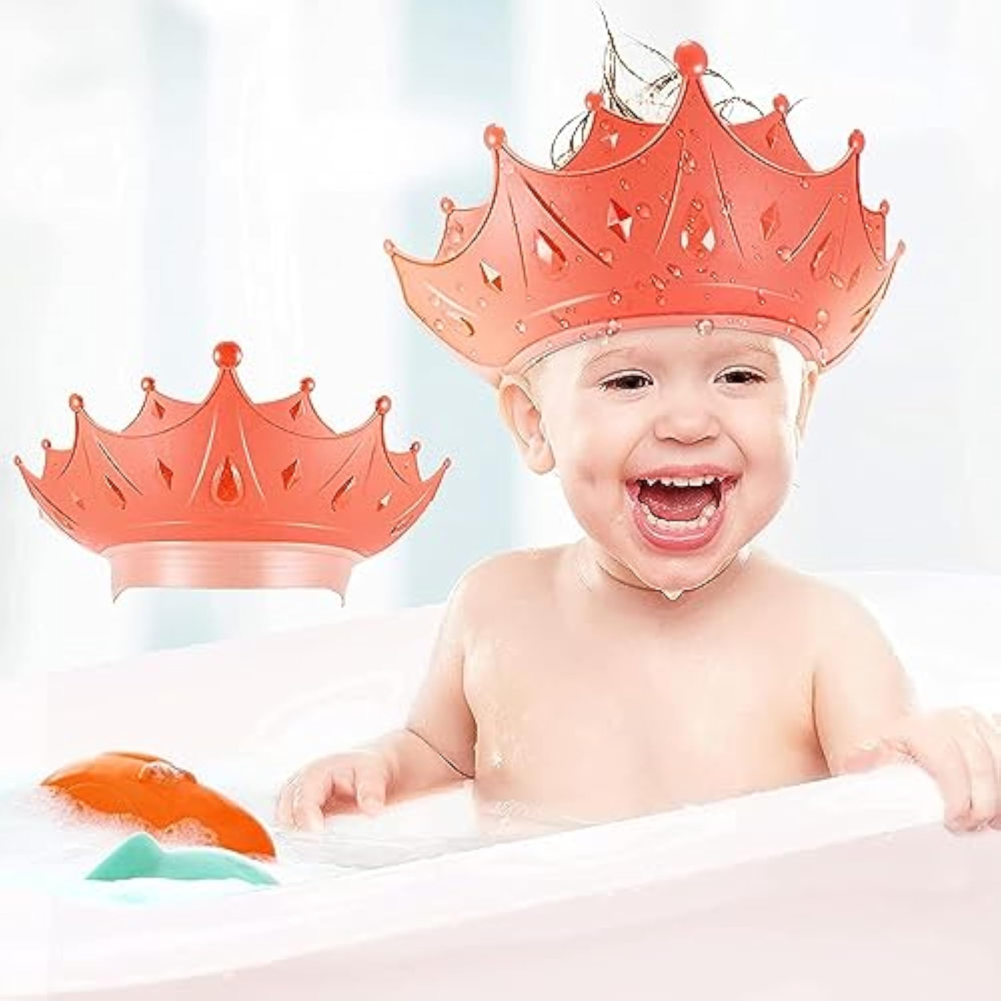 Baby Shower Cap Shield for Kids, Waterproof Shampoo Hat