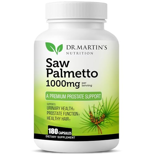 USA Grown Saw Palmetto | 180 Capsules Prostate Health...