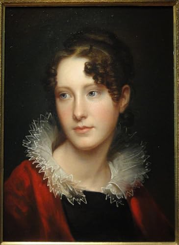 Art pour décoration chambre avec le portrait vintage de Rosalba Peale