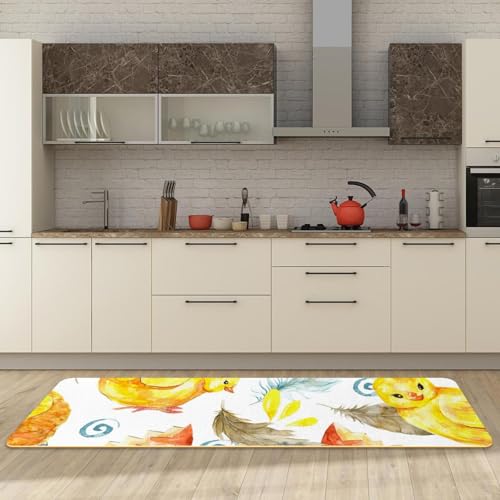 Alfombrilla absorbente para pasillo lavable y tapete de cocina de 2 piezas 3