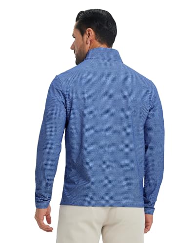M MAELREG Mens Pullover Quarter Zip Golf Sport Casual Long Sleeve Fishing Half Zip Pullover Sweatshirts for Men - image 5