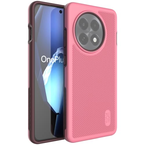 Image of TUDIA [MergeGrip Designed for OnePlus 13R Back Cover 5G (2025) - [Military Grade Drop Tested] Dual Layer Shockproof Slim Rugged Tough Heavy Duty Protective Phone Case - Smokey Pink