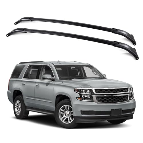 Roof Rack Cross Bars Fit for Suburban & Chevy Tahoe 2015-2020 GMC Yukon Cadillac Escalade 220lbs Heavy Duty Aluminum Crossbars Rooftop Cargo Carrier