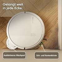 iRobot Roomba Plus 416 Saugroboter, AutoWash Basis, Rotierende Wischtücher | iRobot 20KPa, automatische Entleerung 90 Tage, Multifunktionsstation, Heißtrocknung der Pads, LiDAR + Zusätzliches Zubehör – Ansicht 7