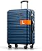 Travely Polycarbonate L Suitcase 67cm - 20kg Suitcase Including TSA Lock, Hard Suitcase on 4 Wheels, Suitcase Medium Size Hardshell, Suit Case,