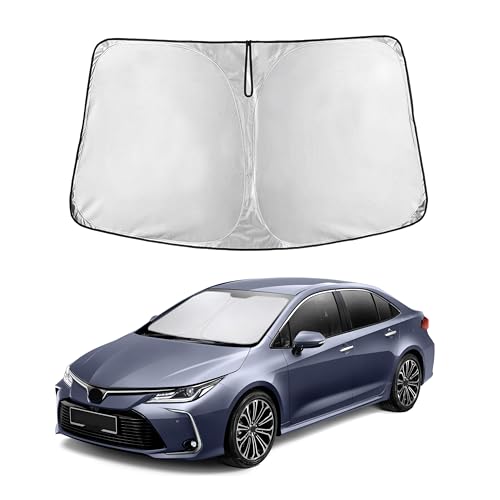 EcoNour Windshield Sunshade for Toyota Corolla 2014-2017 2018 2019 L, LE (Eco/Plus), S, SE, XLE, XSE...