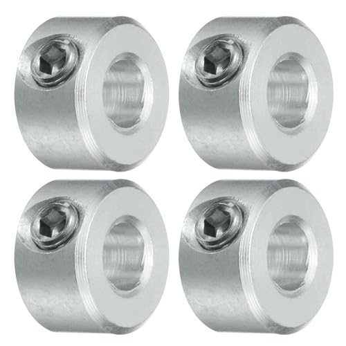 Colliers de serrage en aluminium uxcell de 1,9 cm pour stopper le jeu mécanique des tiges