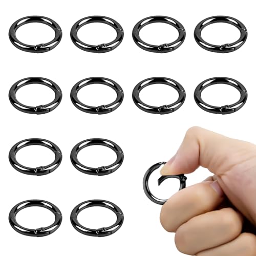 Facile da Usare: Il design ingegnoso della molla incorporata consente alla clip a moschettoni a innesco di aprirsi e chiudersi senza intoppi, consentendo una rapida connessione e disconnessione, smontaggio rapido.