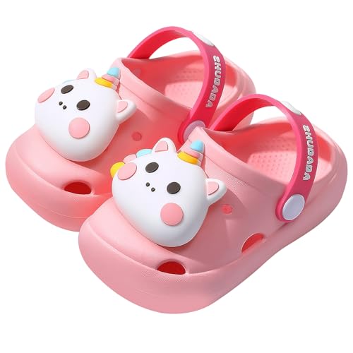 Image of Toddler Little Kids Clogs Slippers Sandals, Non-Slip Girls Boys Clogs Slide Lightweight Garden Shoes Slip-on Beach Pool Shower Slippers