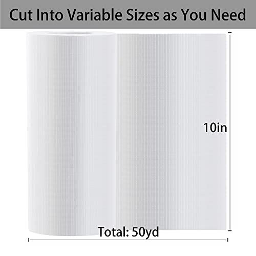 Water Soluble Stabilizer For Embroidery Topping Film (10 In X 50 Yd Roll), Seneme 35Um Clear Embroidery Stabilizers - Wash Away Embroidery Stabilizer For Machine Embroidery Stabilizer And Hand Sewing #TOP1