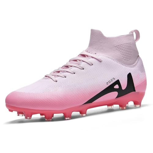 Soccer Cleats for Womens Mens Outdoor Unisex Turf Shoes Youth Rugby Shoes Adult AG FG TF Football Boots Wide Training Sneaker3