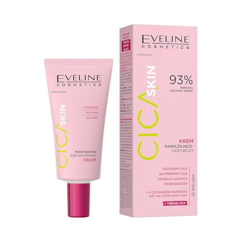 Eveline Cica Skin Nawilżająco Odżywczy Krem Do Twarzy z Trehalozą 50ml
