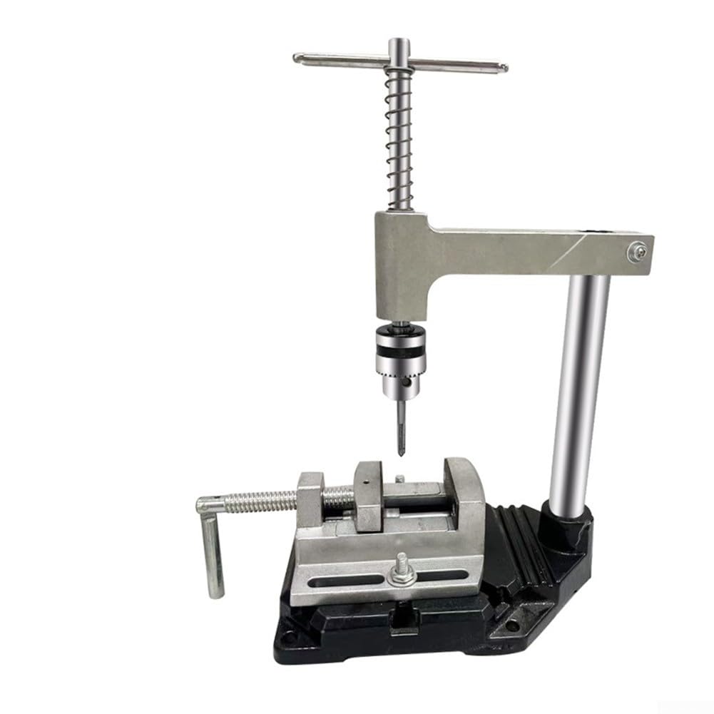 Máquina de roscado vertical de grado industrial con brazo oscilante de trinquete 1.5-10mm herramienta de roscado para equipos de trabajo de metal de taller (aleación de aluminio)