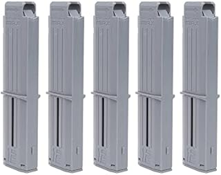 DART ZONE Max Dictator 12-Round Half-Length Dart Cartridge 5-Pack, Compatible with Toy Foam Blaster Cartridge Connectors