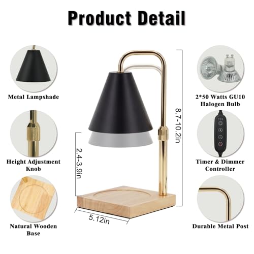 BJFFN Candle Warmer Lamp with Timer - image 2