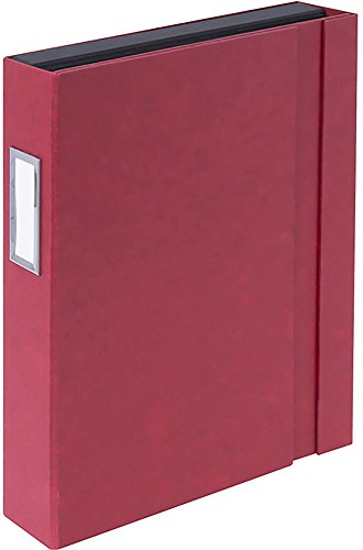Image of Nakabayashi 91224 Lifestyle Tool Document File B5 Wine Red