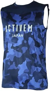 プロ愛用のノースリーブアンダー遂に発売 野球 アンダーシャツ アクティブーム ノースリーブ 丸首 ACTIVEM 一般用 インナー 肌着 メンズ カモ柄 軽量 ルーズフィット