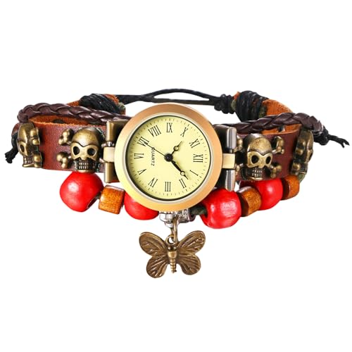 JewelryWe Relojes Pulsera Vintage Mujer: Reloj Analógico de