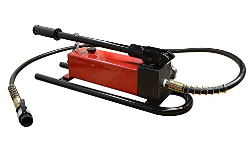 Manual MH2 Pneumatic 10,000 PSI Air Hydraulic Hand Pump with Hose and Coupler