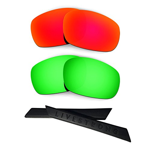 Verres polarisés Racing Jacket rouge vert pour rouler et courir sans reflets