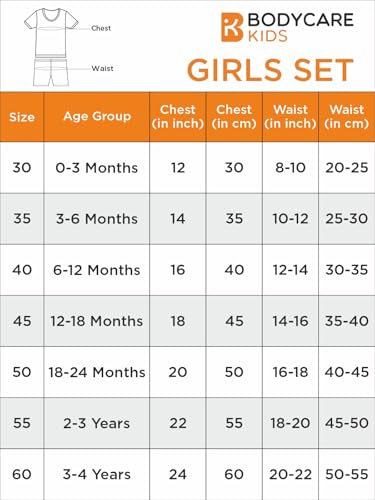 Image of BODYCARE Girls Top & Bottom Set