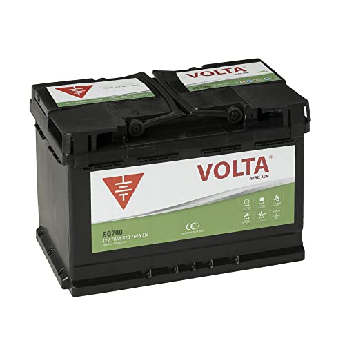Bateria de Coche AGM 70Ah 760A Start-Stop Avanzado AGM - Borne +Dcha - Medidas Largo 278 x Ancho 175 x Alto 190 mm con 2 años de Garantía - Fabricación Europea.