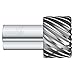 Fullerton Tool 92600 2" 20 Flute Solid Carbide Uncoated Radius End Mill