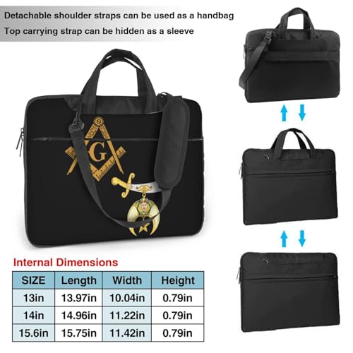 Bolso para portátil Mason Shriner Split 3d Pattern miniatura 3