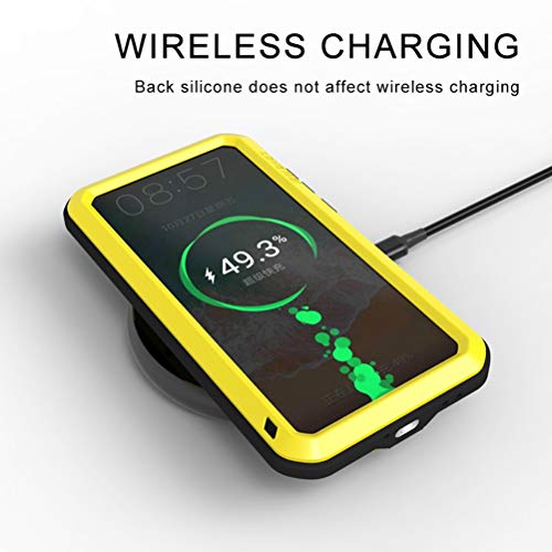 Hicaseer Capa para Huawei P40, à prova de choque, neve, poeira, metal de alumínio durável, Gorilla r