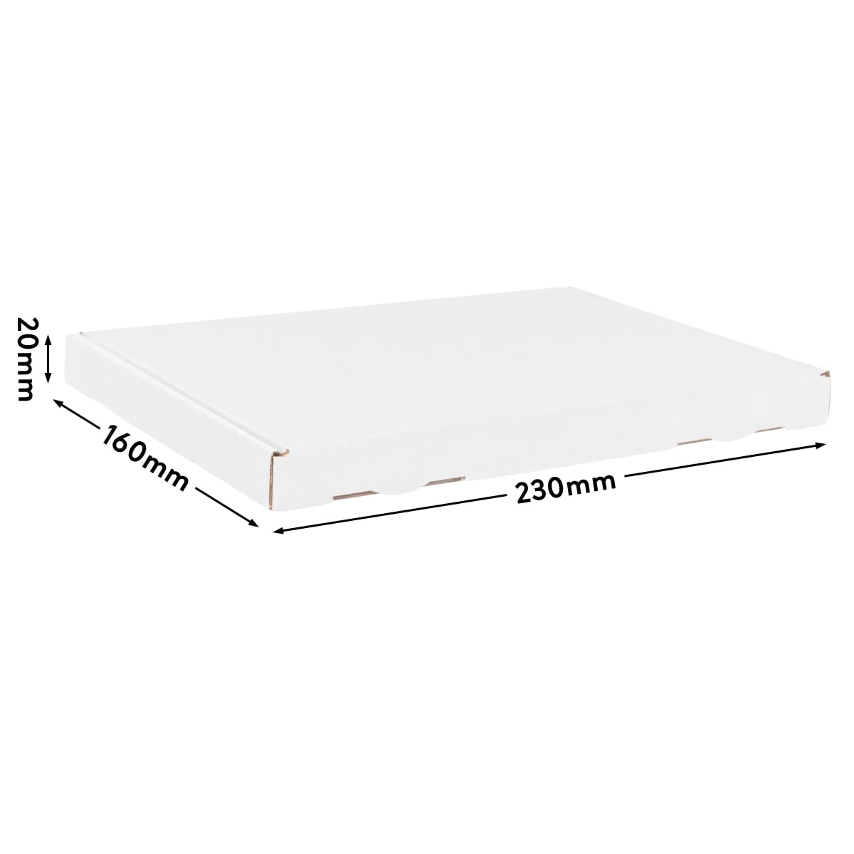 verpacking cajas para carta grande 230 x 160 x 20 mm blancas [tamaño y cantidad seleccionables] DIN A5 GB-1 carta grande caja plegable embalaje para calendarios 300 unidades