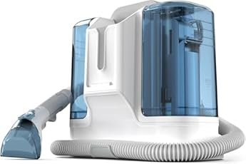 Foto di Rivenara Lavatappeti Aspirapolvere Tessuti Divani- 450 W Lava Tappezzeria Asciuga e Aspira Acqua Pulitore a Vapore per Divano Tappeti Moquette Tappezzeria Scale e Auto Pulisci Lavadivani