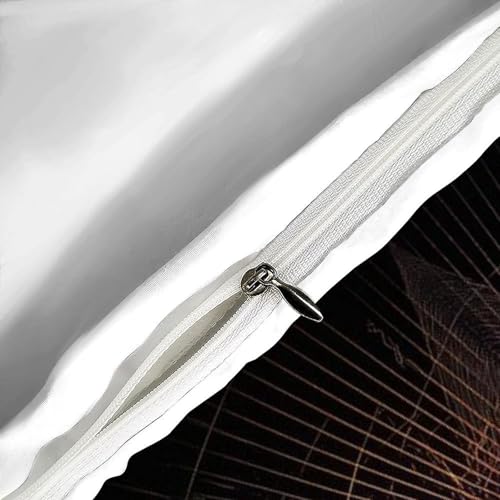 Housses de couettes œil du monde parure de lit microfibre 135x200 - 6