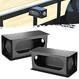 Partsam 2Pcs Heavy Duty Black Steel Utility Truck Trailer 6' Tail Light Guard Oval Box 2' Side Light for Sealed 6' Oval Tail Lights and 2' Side Clearance Lights