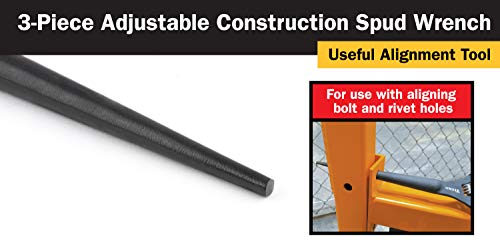 Image of Titan 223 Adjustable Construction Spud Wrench, 3-Pc Set (Pack of 8)