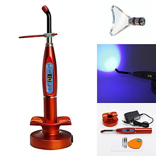NSKI Wireless Cordless 5W Big Power LED Light Cure Lamp 1500mw/cm2 Red