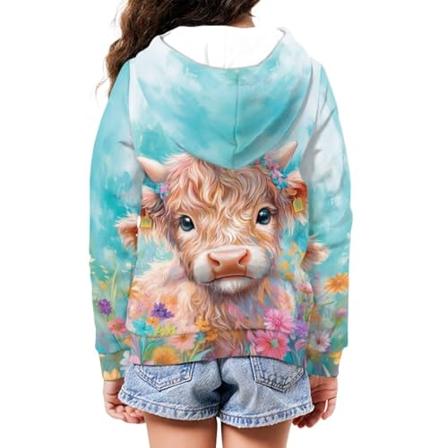 Cozeyat Girls Zip Up Hoodie Casual Long Sleeve Jacket Lightweight Sweatshirt with Pockets Fall Winter Outfits Clothes2