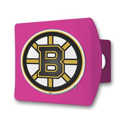 FANMATS 43849 Boston Bruins Color Hitch Cover - Pink