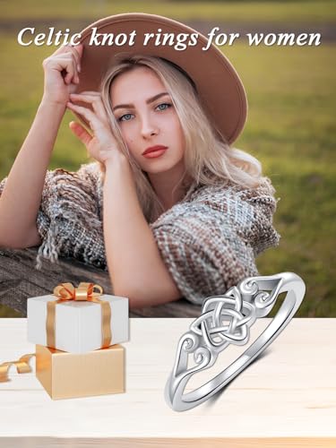 Image of Bee /Butterfly /Mustard Seed /Hummingbird /Cat /Rainbow Adjustable Ring for Women 925 Sterling Silver Spoon Rings for Women Size Fits Most People