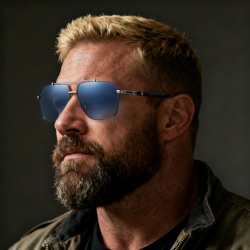 Polarized Sunglasses for Men Women Trendy UV400 Fashion SunGlasses Aviator Sunglasses for Driving Fishing2