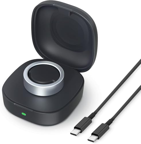 Chargeur Compatible avec Ou-ra Ring Gen3 Taille 8 | Charger pour Smart Ring Gen3, INCL Quick Charge Dock et Câble USB-C, Chargeur sans Fil pour Ring Gen3