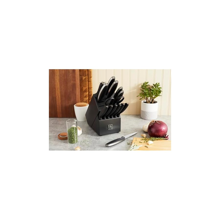 HENCKELS-Silver-Symmetry-Razor-Sharp-15-Piece-Stainless-Steel-Knife-Block-Set-Paring-Knife-Chef-Knife-Bread-Knife-German-Engineered-Informed-by-100-Years-of-Mastery-Dishwasher-Safe HENCKELS Silver Symmetry Razor-Sharp 15-Piece Stainless Steel Knife Block Set, Paring Knife, Chef Knife, Bread Knife, German Engineered Informed by 100+ Years of Mastery, Dishwasher Safe