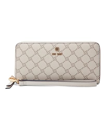 Image of Nine West Women's Lockup 9 Zip Around Wallet With Wristlet