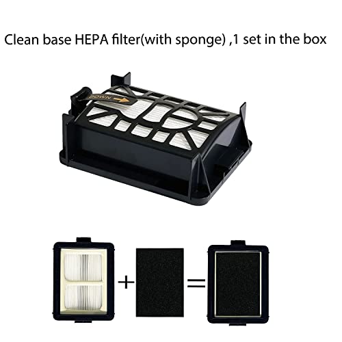 Image of Accessories Replacement Part kit for Shark Power Detect /Detect Pro AV2800ZE AV2810YS RV2820YE AV /RV2820ZE Main Brush Roll HEPA & Pre-Filters Side Brush Clean Base fitlers and Mop pads