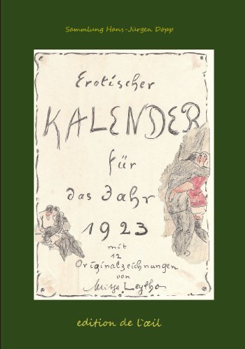 Mitja Leytho Erotischer Kalender 1923 (German Edition)