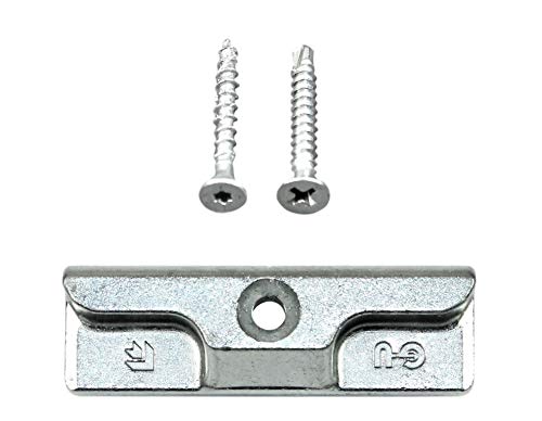GU Schließblech Schliessplatte 9.35770 oder 9-35770 oder auch 9 35770 1549 (9-35770-00-0-1) incl. SN-TEC Montagematerial